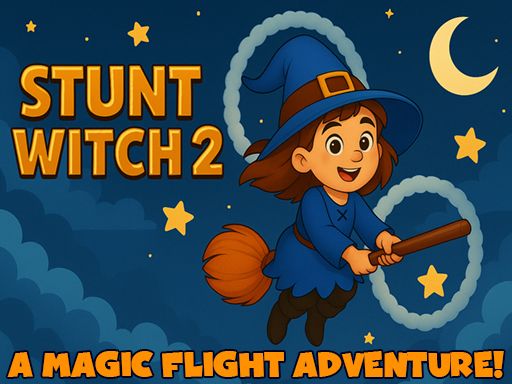 Stunt Witch 2 - browser game screenshot
