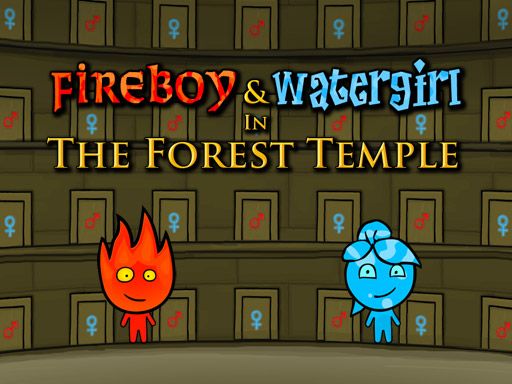 Fireboy and Watergirl: Forest Temple - browser game screenshot