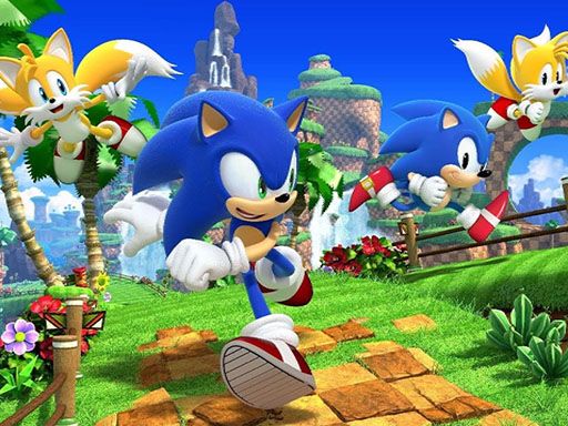 Sonic Adventure Run - browser game screenshot