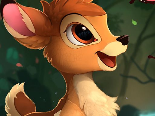 Bambi Jigsaw Puzzle Collection - browser game screenshot