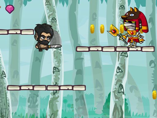 Barbarian VS Mummy - browser game screenshot