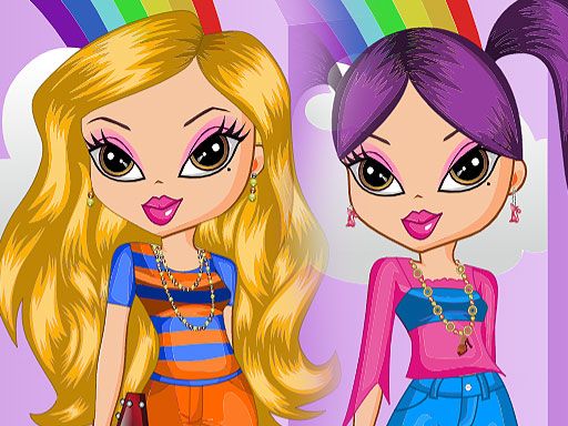 Bratz Girl Dress Up - browser game screenshot