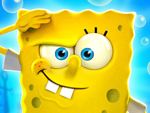 Funny Spongebob Parkour Racer 3D Funny Spongebob Parkour Racer 3D - browser game screenshot