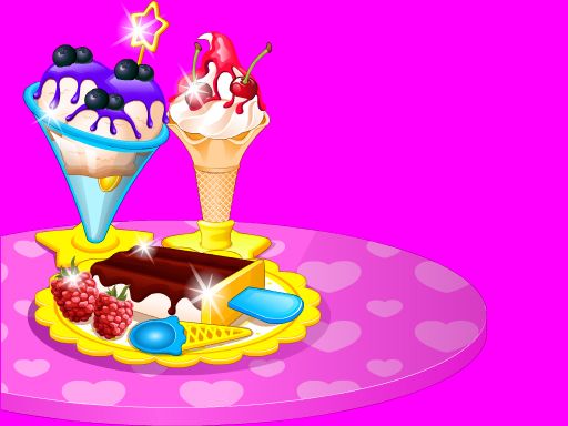 Frozen Ice Cream Maker	 - browser game screenshot