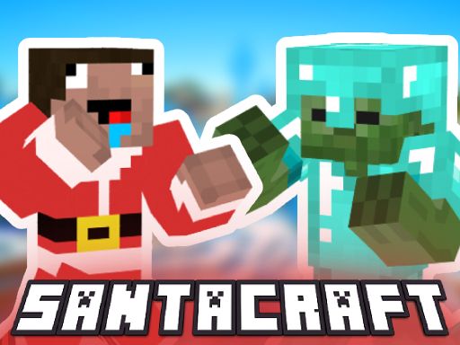 SantaCraft - browser game screenshot