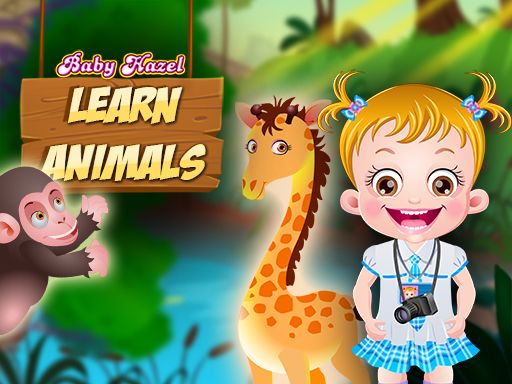 Baby Hazel Learn Animals - browser game screenshot