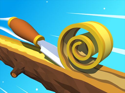 Wooden Spiral - browser game screenshot