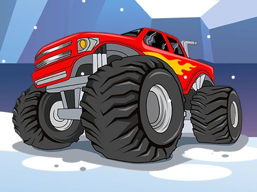 Monster Truck Wheels Winter - browser game screenshot