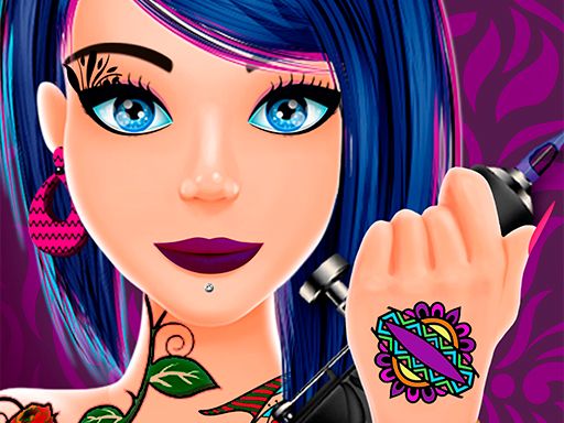 Tattoo Salon Art Design - browser game screenshot