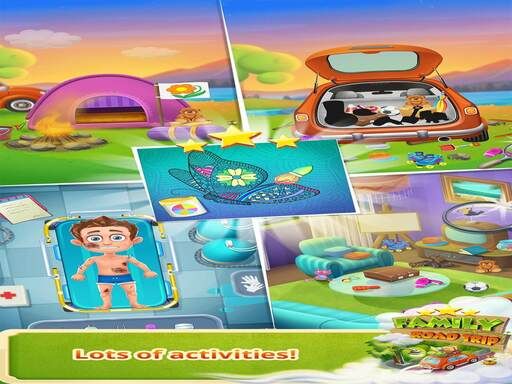 Camping Journey - browser game screenshot