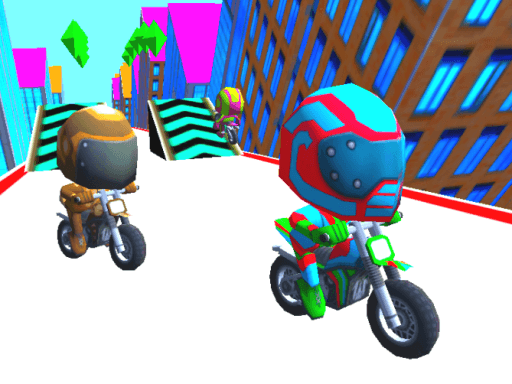 Slope Bike 2 - browser game screenshot