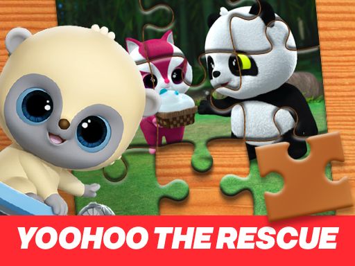 YooHoo to the Rescue Jigsaw Puzzle - browser game screenshot