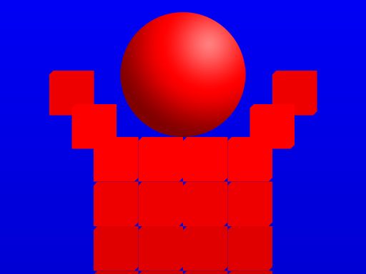 Bumpy Ball - browser game screenshot