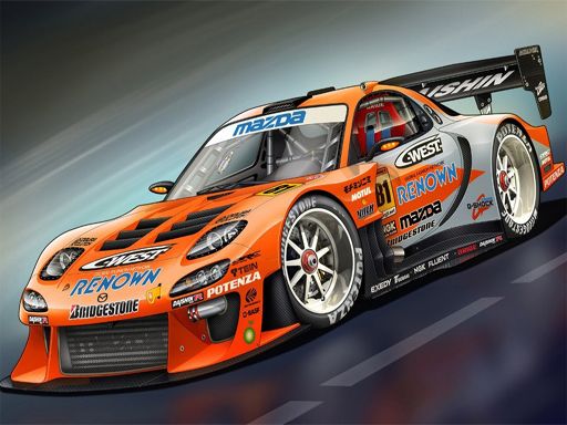 Race Car Slide - browser game screenshot