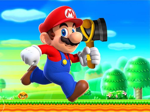 Super Mario Run And Shoot - browser game screenshot