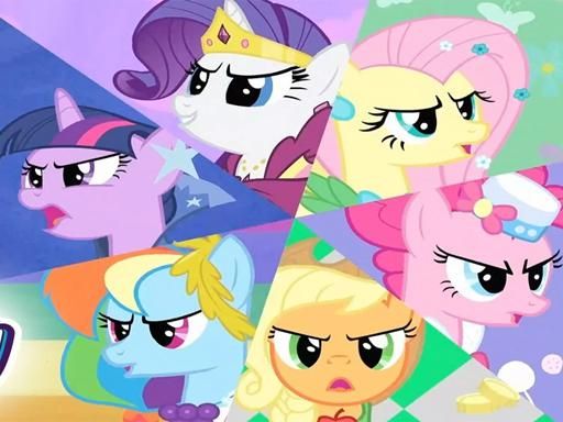 My Little Pony Match 3 Puzzle Game - browser game screenshot