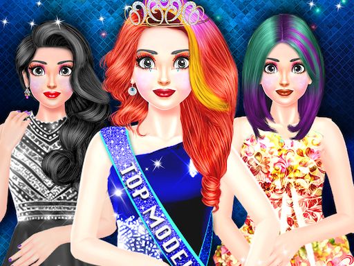 Top Model Fashion Dress Up - browser game screenshot