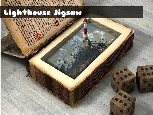 Lighthouse Jigsaw - browser game screenshot