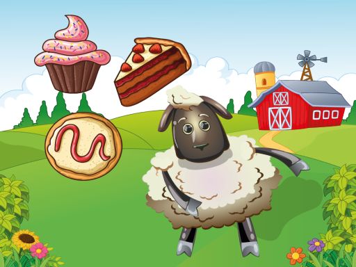 Hungry Sheep - browser game screenshot