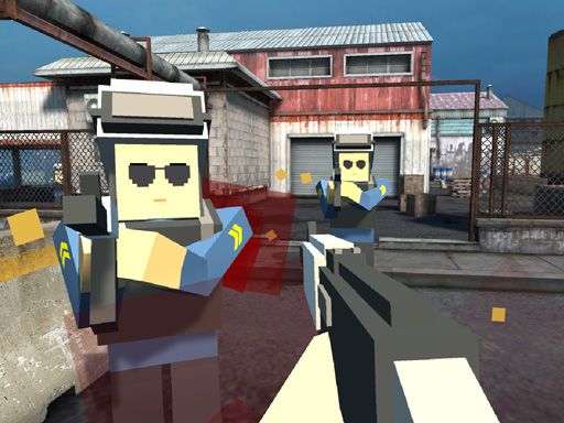Pixel Factory Battle 3D.IO - browser game screenshot
