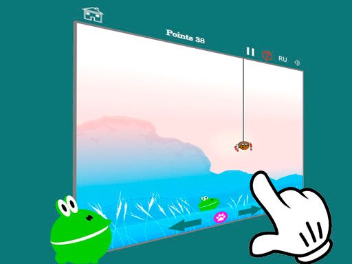 Hunt - feed the frog 2 - browser game screenshot