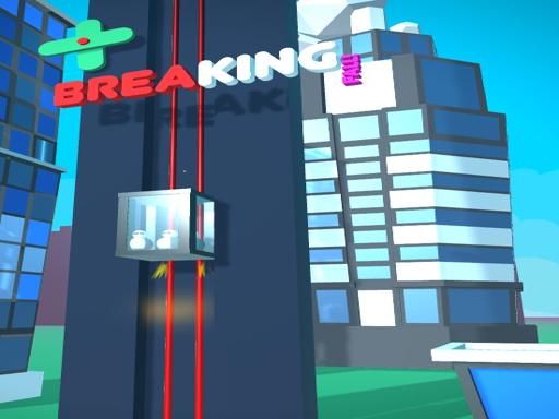Elevator Fall - Lift Rescue Simulator 3D - browser game screenshot