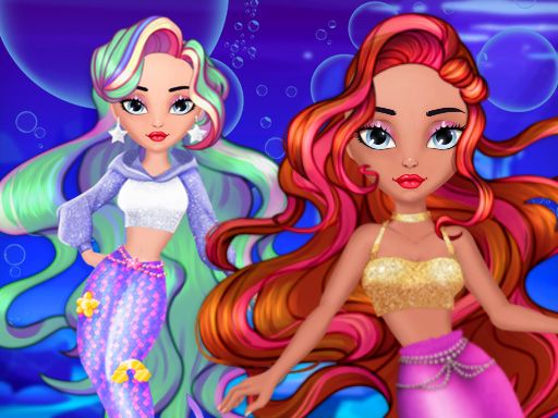 Diamond Mermaids - browser game screenshot