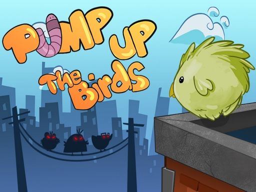 Pump up the birds - browser game screenshot