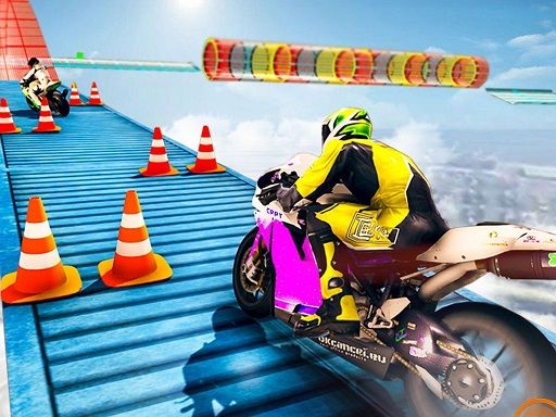Moto Rider: Impossible Track - browser game screenshot