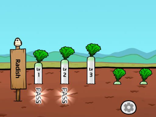 Radish - browser game screenshot