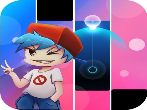 friday night funkin Piano Tiles - browser game screenshot
