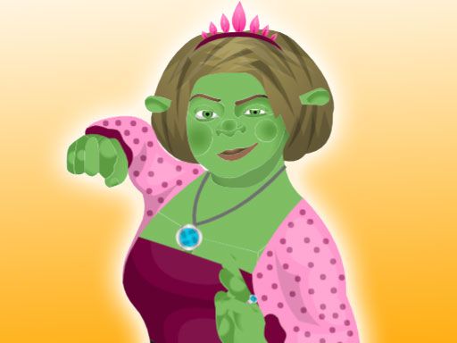 Princess Fiona Dressup - browser game screenshot