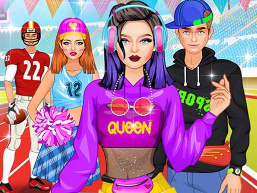 College Girls Team Makeover - browser game screenshot