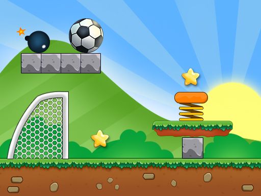 Gravity football - browser game screenshot