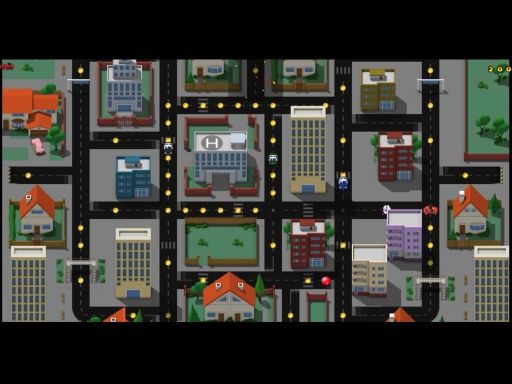 Escape the Fuzz - browser game screenshot