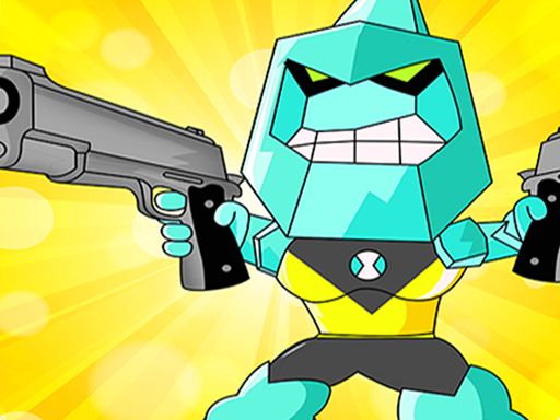 Alien Transform Battle Diamondhead Game - browser game screenshot