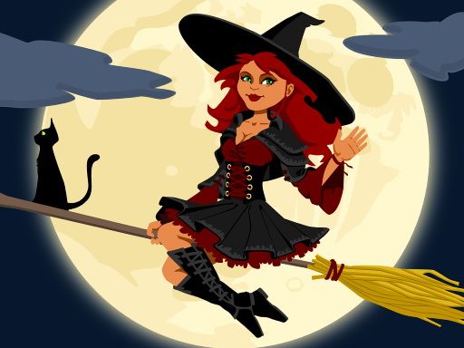 Midnight Witches Jigsaw Midnight Witches Jigsaw - browser game screenshot