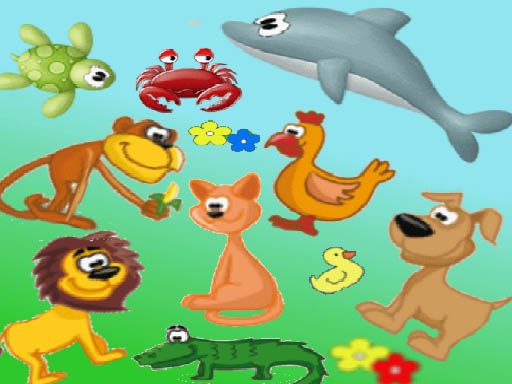 Find Animal - Animal Touch - browser game screenshot