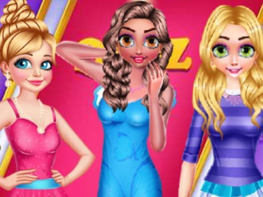 PRINCESS FASHION QUIZ - browser game screenshot