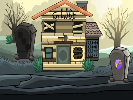 Ghost House Escape - browser game screenshot