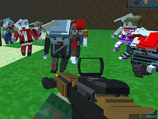 Blocky Combat SWAT Survival 10 - browser game screenshot