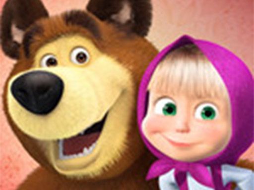 Masha And The Bear Jigsaw - Puzzles For Kids - browser game screenshot