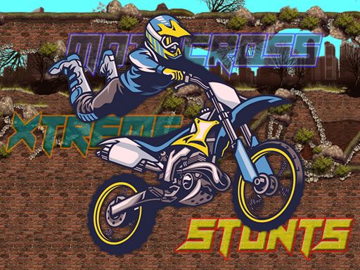 Motocross Xtreme Stunts - browser game screenshot