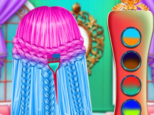Fashion Girl New Hairstyles - browser game screenshot