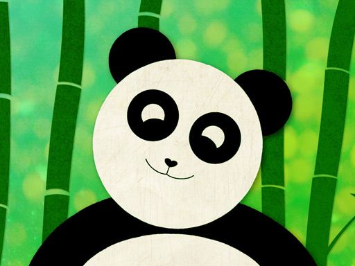Panda Slide - browser game screenshot