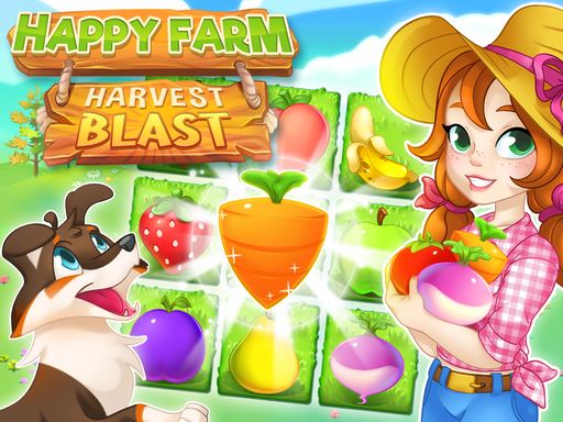 Happy Farm - Harvest Blast - browser game screenshot