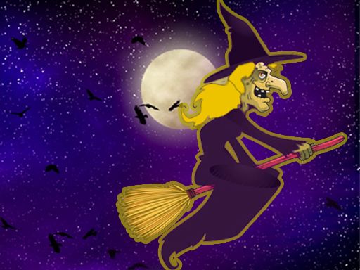 Witch Dash - browser game screenshot