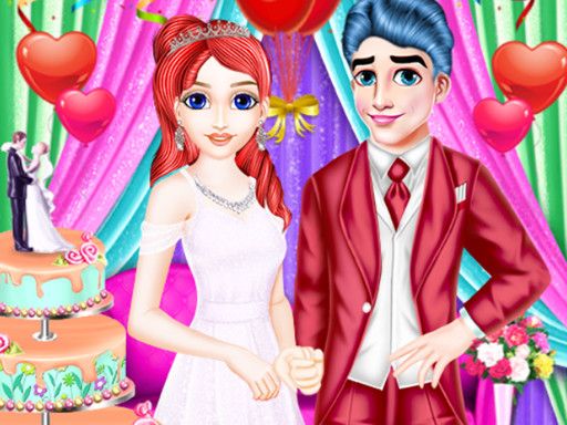 Royal Couple Wedding Preparation - browser game screenshot