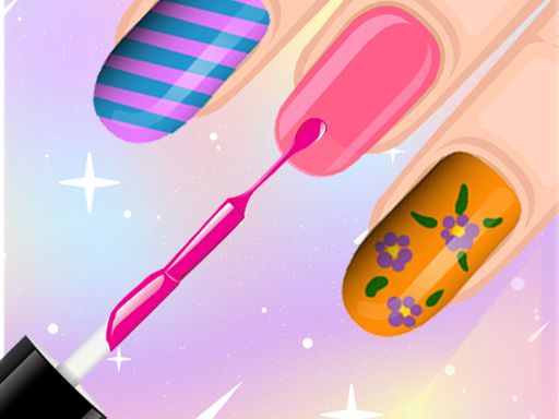 Fashion Nail Salon Game - browser game screenshot