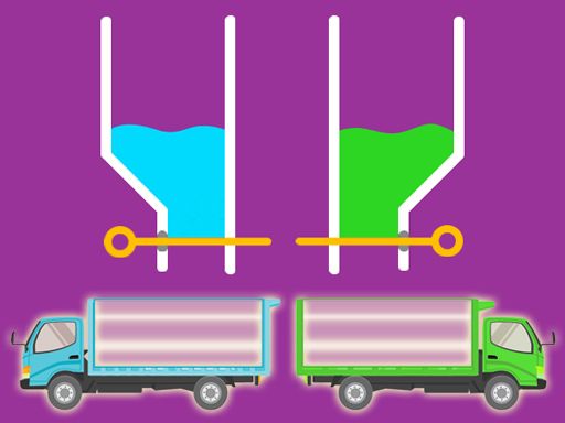 Color Water Trucks Color Water Trucks - browser game screenshot